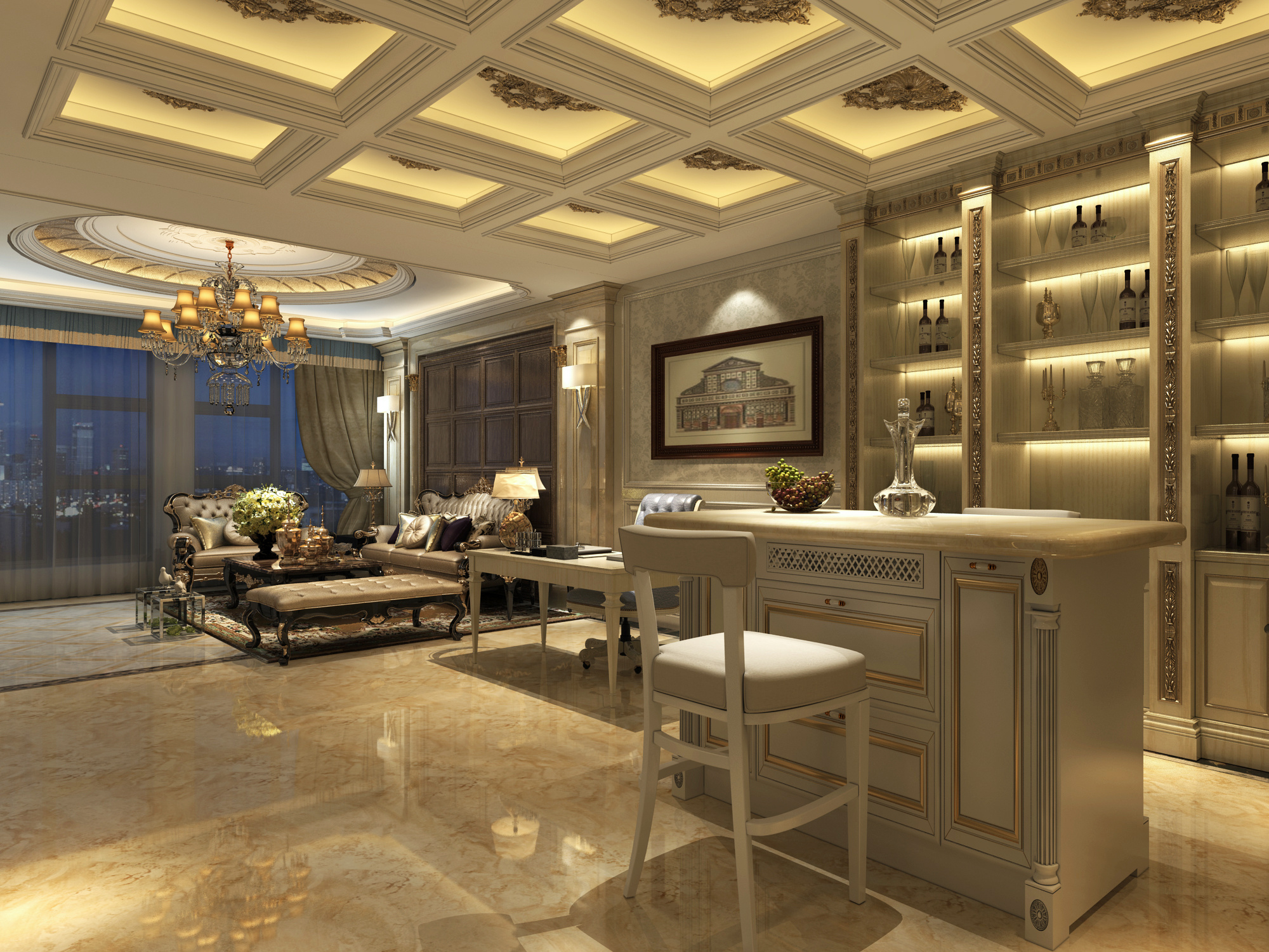 200平米別墅歐式風(fēng)格家裝裝修圖片設(shè)計(jì)