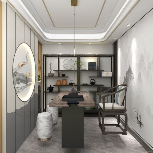 180平中式現代別墅豪宅裝修效果案例 傳統與現代元素的碰撞新中式別墅裝修實景圖賞析 土巴兔家居室內裝修設計效果圖